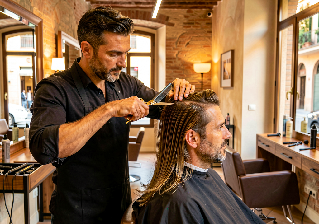 Barber and Lady salon interior